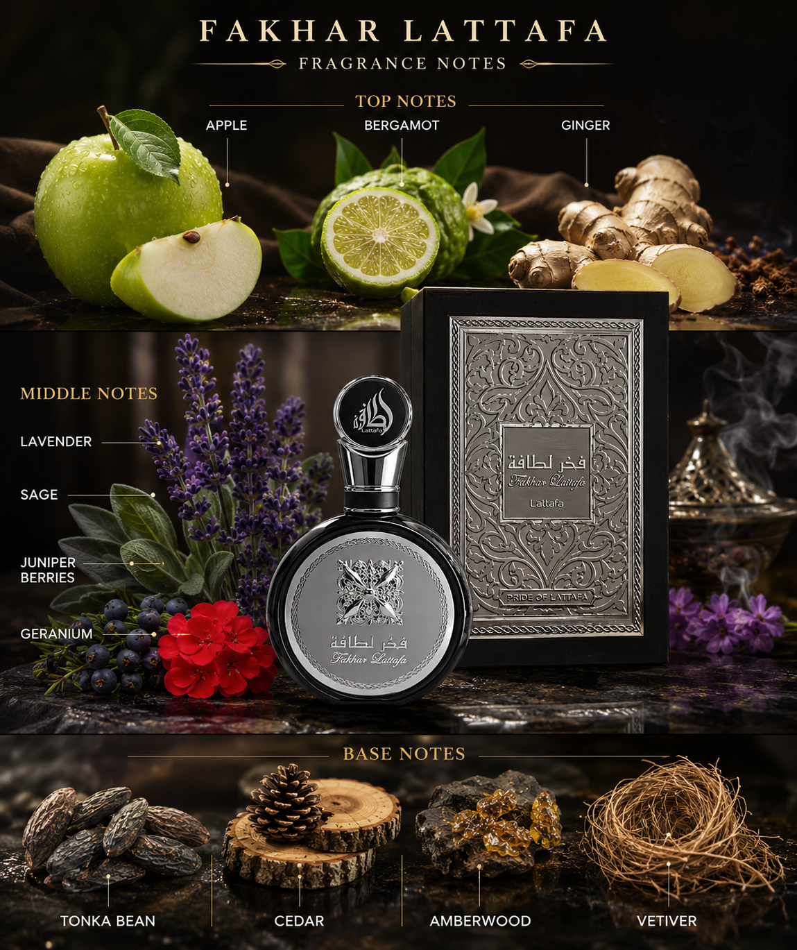 Lattafa Fakhar Eau De Parfum For Men 100ml image 2